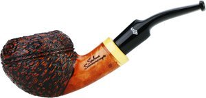 Pfeifen Freehand Pfeifen  Stefano Santambrogio Rustic  medium (interne Nr. 248)