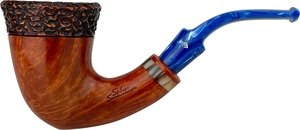 Pfeifen Freehand Pfeifen  Stefano Santambrogio Rustic big Calabash (interne Nr. 400)