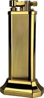 Zigarrenzubehör Feuerzeug  Dunhill Vertical Lines Gold Plate (UL1402T) Tallboy