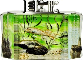 Zigarrenzubehör Feuerzeug  Dunhill Limited Edition Aquarium Fish Green (DU23FRAE150301TU)