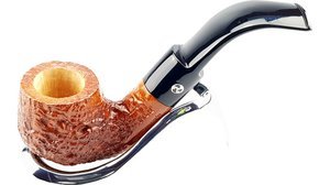 Pfeifen Serienpfeifen  Rattray's Triskele Sandblast Bent Tan Pfeife 6590