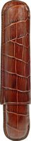 Zigarrenzubehör Etui  Martin Wess 1er Croco braun (590-X) (10333)