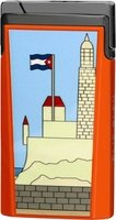Zigarrenzubehör Feuerzeug  Elie Bleu J-15 Casa Cubana orange limited Edition (EBJ1575)
