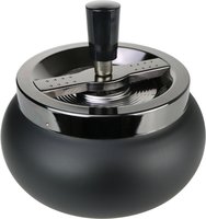 Zigarrenzubehör Aschenbecher  Guy Janot schwarz matt / Deckel anthrazit (13314)