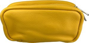 Anvolo Pipe Case 2er Leder gelb
