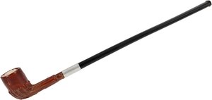 Pfeifen Serienpfeifen  Old German Clay Pipes Muschel Braun Glasiert Ebonit Mundstück