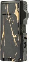 Zigarrenzubehör Feuerzeug  Sky schwarz/gold marmoriert (239331)