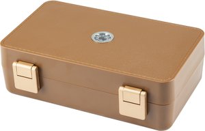 Zigarrenzubehör Humidor  Passatore Cigar Case Acryl Retro braun für 10 Zigarren (560817)