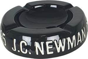 J.C. Newman Cigar Co. Ashtray Vintage schwarz (7643)