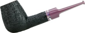 Pfeifen Freehand Pfeifen  Sabina Pipes Sandblasted Billiard with Recycled Plastic Bottle Ring