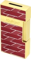 Zigarrenzubehör Feuerzeug  S.T. Dupont 1872 burgundy Monogram (025078B)