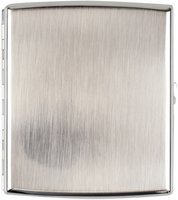 Zigarrenzubehör Etui  Jean Claude 20er Zigarillo Messing chrom gebürstet (600903)