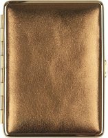 Zigarrenzubehör Etui  Classic 18er Slim Leder goldfarben (612952)