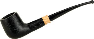 Pfeifen Serienpfeifen  Idea Pipes Slightly bent Billiard sand schwarz (Nr. 2013)