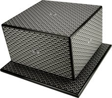Zigarrenzubehör Humidor  Pinel et Pinel Coated Canvas Perfect Black (A-18-03731)