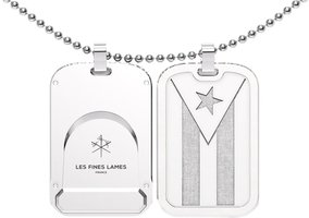 Zigarrenzubehör Schneider  Les Fines Lames Flagge Kuba Silber (17187)