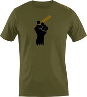 Zigarrenzubehör Merchandise  Ciguerilla Tee oliv fist black (size M)