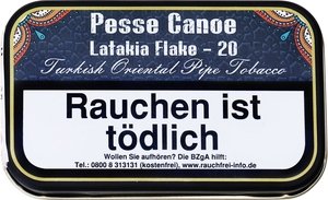 Gladora Pesse Canoe Latakia Flake - 20 Turkish Oriental 50g