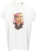 Pfeifenzubehör Merchandise  Mastro de Paja Shirt weiß Motiv 3 Größe XL