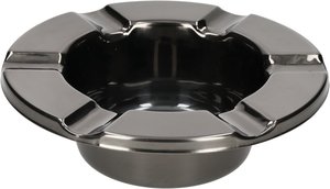 Zigarrenzubehör Aschenbecher  Stinky Ashtray black nickel plated (CA-ST-OP-NKL)
