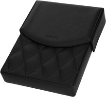 Zigarrenzubehör Humidor  Henk Nappa black, lining orange
