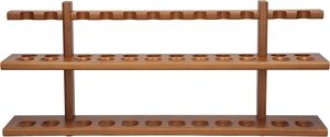 Pfeifenzubehör Pfeifenschrank  Lubinski Wandgitter (24er) aus Walnuss (C3024)