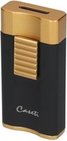 Zigarrenzubehör Feuerzeug  Caseti Black Matte/Golden (281296)