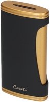 Zigarrenzubehör Feuerzeug  Caseti Black Matte/Golden (281297)