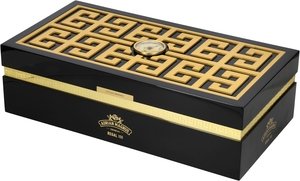 Zigarrenzubehör Humidor  Adrian Magnus Regal Black/Black (for ca. 100 Cigars)