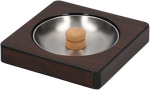 Pfeifenzubehör Aschenbecher  Lubinski Walnussholz Quadratisch