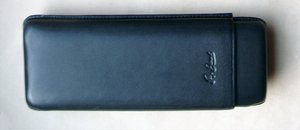 Zigarrenzubehör Etui  Guy Janot 3er Churchill-Etui Schwarz 8057