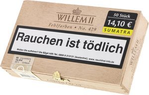 Willem II Fehlfarben No. 429 Sumatra (50er Packung)