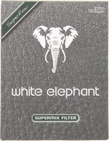 Pfeifenzubehör Pfeifenfilter  White Elephant 9mm Supermix-Filter (150 Stück) (20303)
