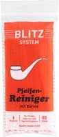 Pfeifenzubehör Pfeifenreiniger  Blitz SPARPACKUNG - rot/weiss 80er Packung (5 Beutel mit rund 5% Preisvorteil)