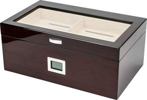 Zigarrenzubehör Humidor  Classic Cherry Finish mit Glastop (563076)