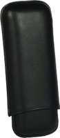 Zigarrenzubehör Etui  Martin Wess 2er smooth schwarz (590) (10317)