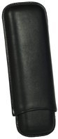 Zigarrenzubehör Etui  Martin Wess 2er smooth schwarz (596) (10422)