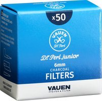 Vauen Dr. Perl Junior Aktivkohlefilter 6mm Jufifty (50 Stk.)