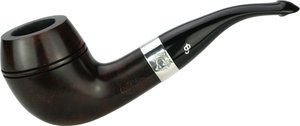 Pfeifen Serienpfeifen  Peterson DEERSTALKER brown (sehr dunkel) - Lippenbiss (16180)