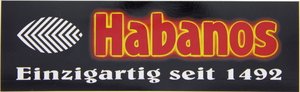 Zigarrenzubehör Medien Poster Habanos Aufkleber groß (74 x 22 cm) 6999040