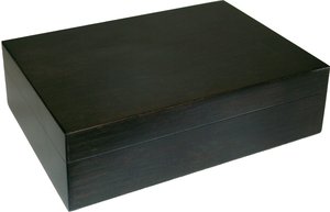 Zigarrenzubehör Humidor  Pegasus Bambus schwarz matt 20 Zigarren (1446)