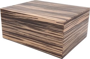 Zigarrenzubehör Humidor  Pegasus Zebrano 50 Zigarren (1410)