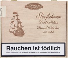 Zigarren Deutschland  Woermann Cigars Corona Lord Nelson Brasil No. 80 (10er Kiste)