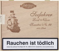 Zigarren Deutschland  Woermann Cigars Corona Lord Nelson Sumatra No. 80 (10er Kiste)