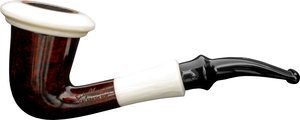 Butz Choquin Calabash burgundy white