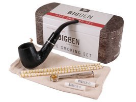 Pfeifen Pfeifen Sets  Big Ben sandblast classic bent (160150020)