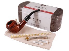 Pfeifen Pfeifen Sets  Big Ben light brown dublin bent (160110030)