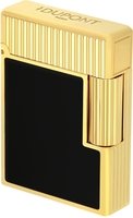 Zigarrenzubehör Feuerzeug  S.T. Dupont Cling Vertical Line Black/Gold (C14120)