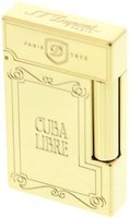 Zigarrenzubehör Feuerzeug  S.T. Dupont Cuba Gelbgold (016632)