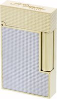 Zigarrenzubehör Feuerzeug  S.T. Dupont Palladium Gelbgold Duo Squares 2021 (C16605)